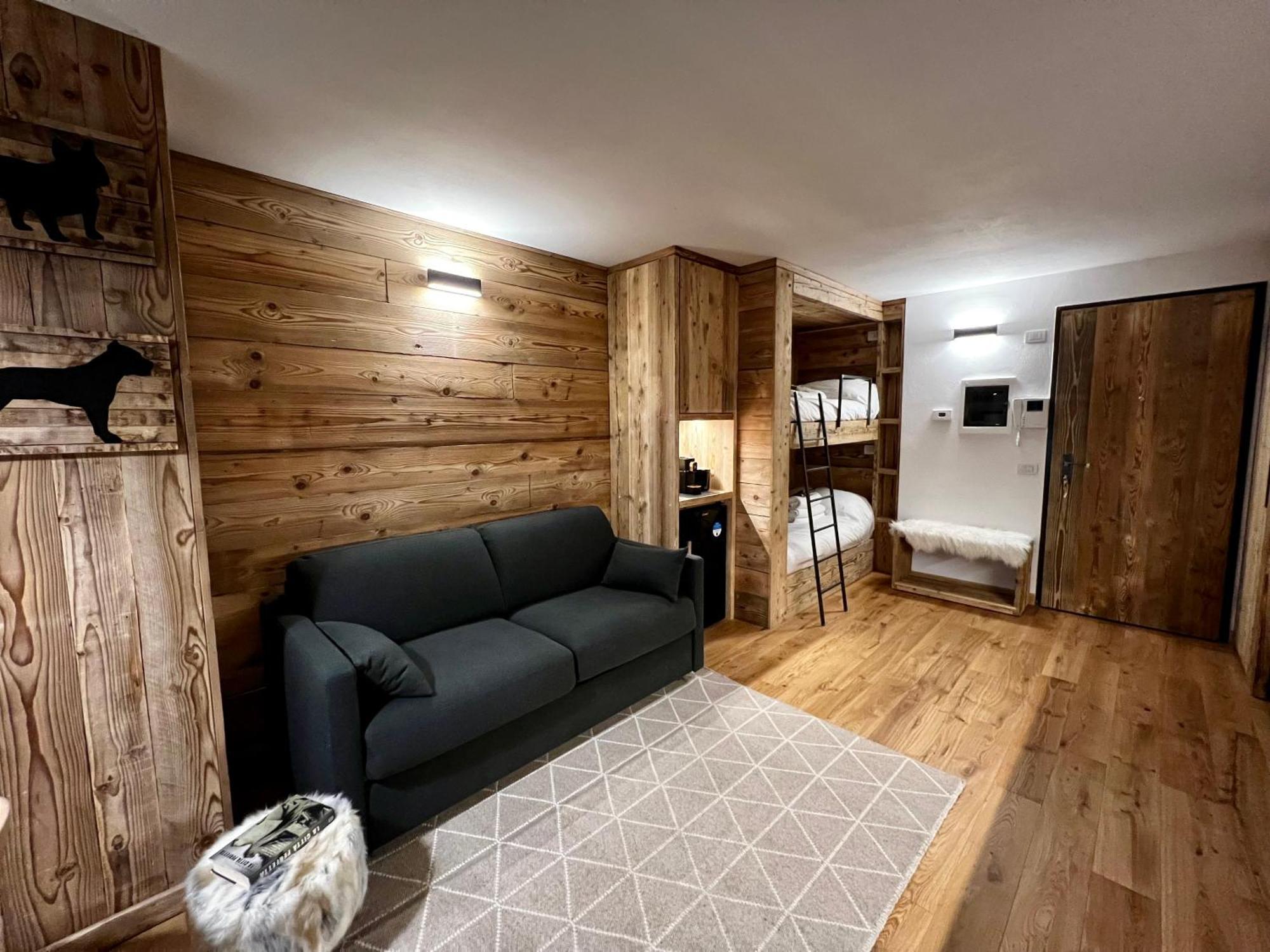 Monolocale 50Mt Da Skilift Cascata Et Cristallo Studio Apartment มาเดซิโม ภายนอก รูปภาพ